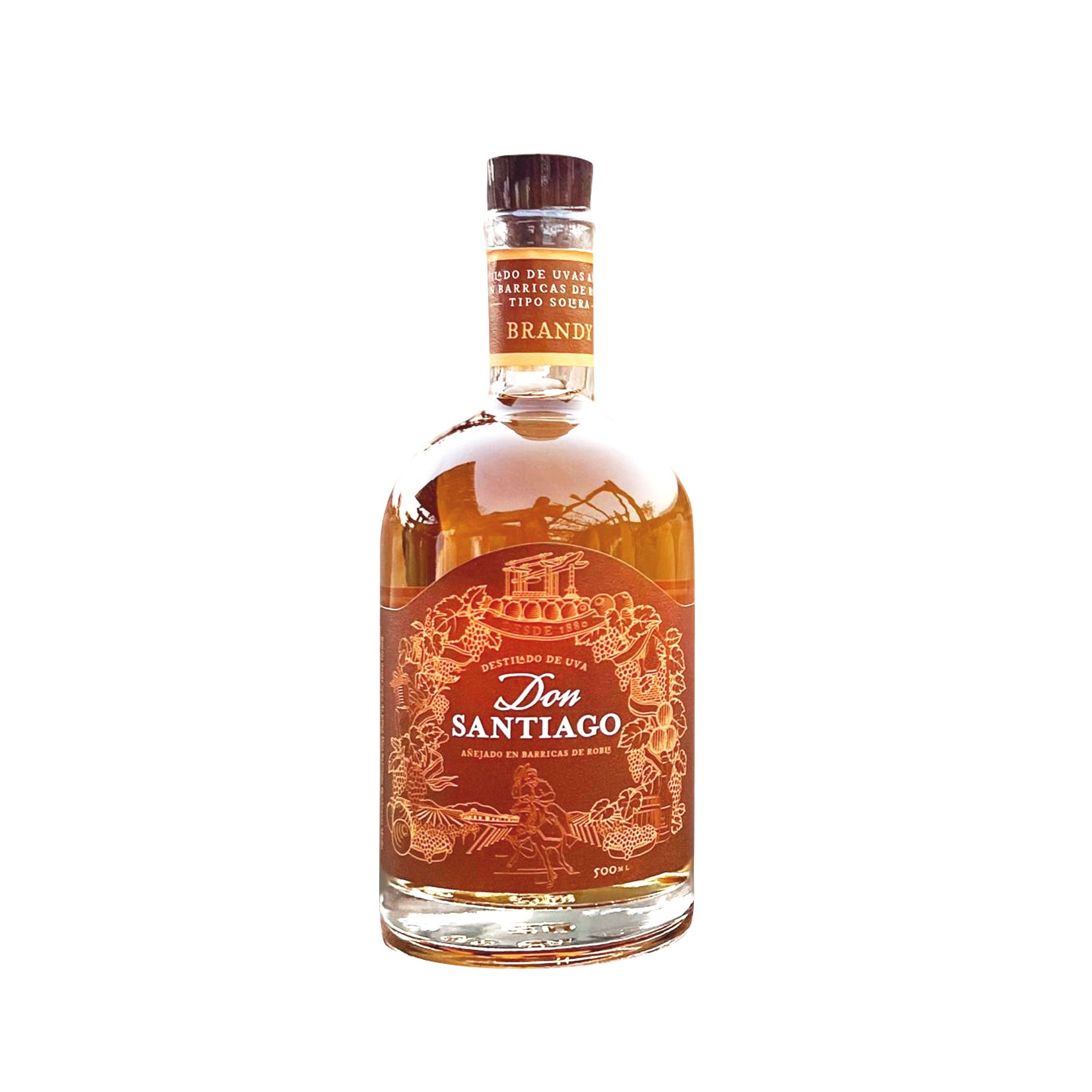 DON SANTIAGO BRANDY QUEBRANTA X 500ML