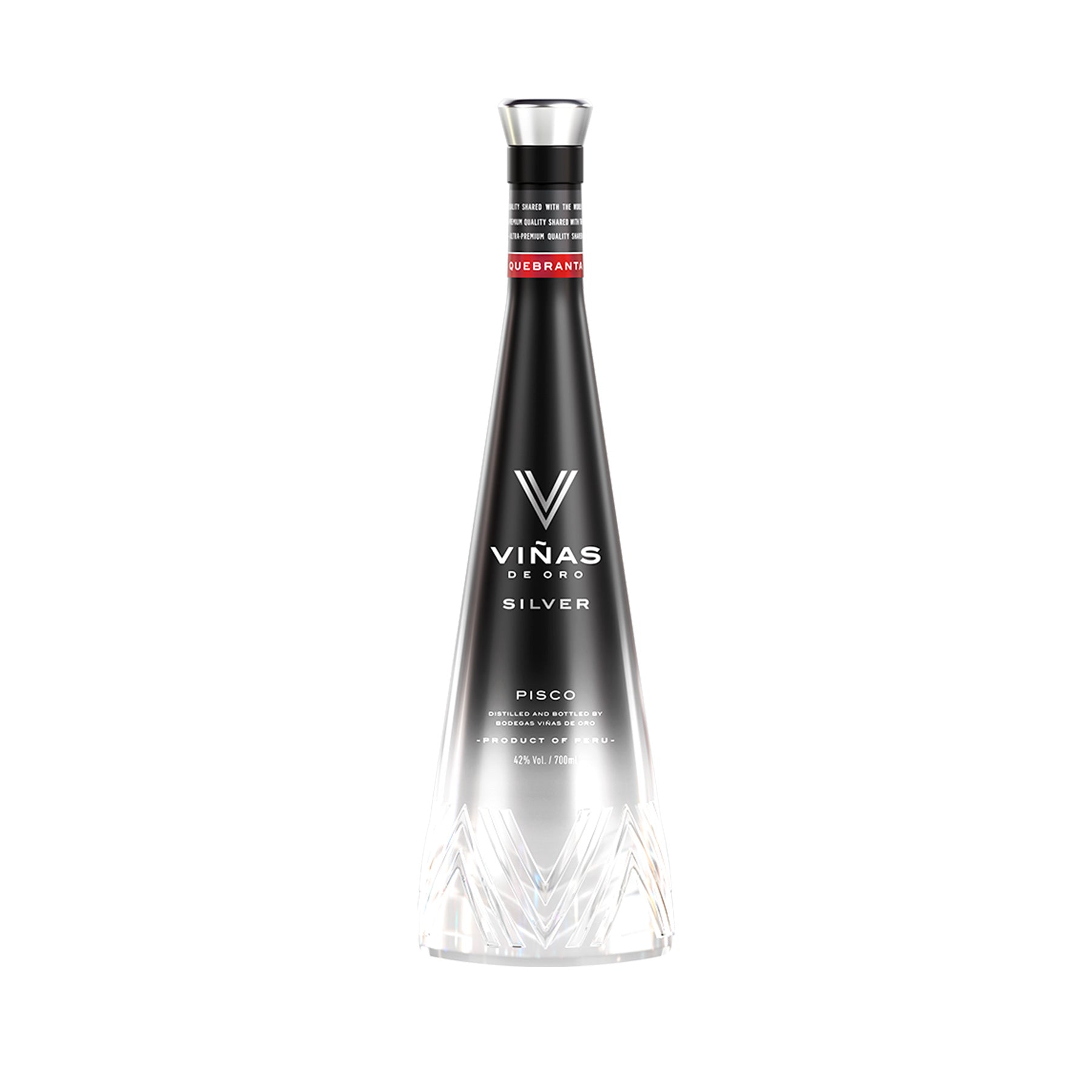 PISCO VIÑAS DE ORO SILVER QUEBRANTA X 700ML