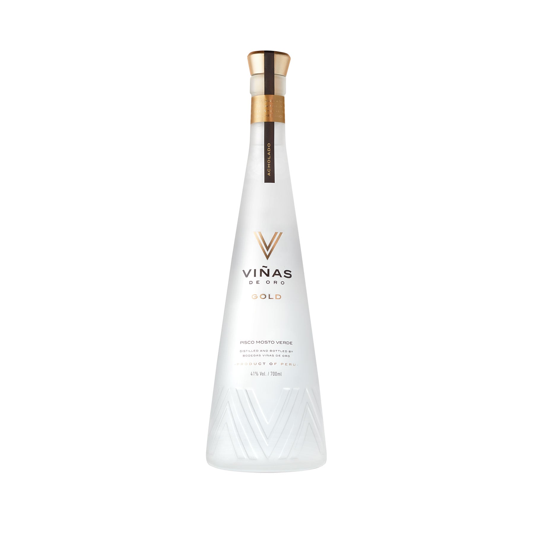 PISCO VIÑAS DE ORO GOLD ACHOLADO X 700ML