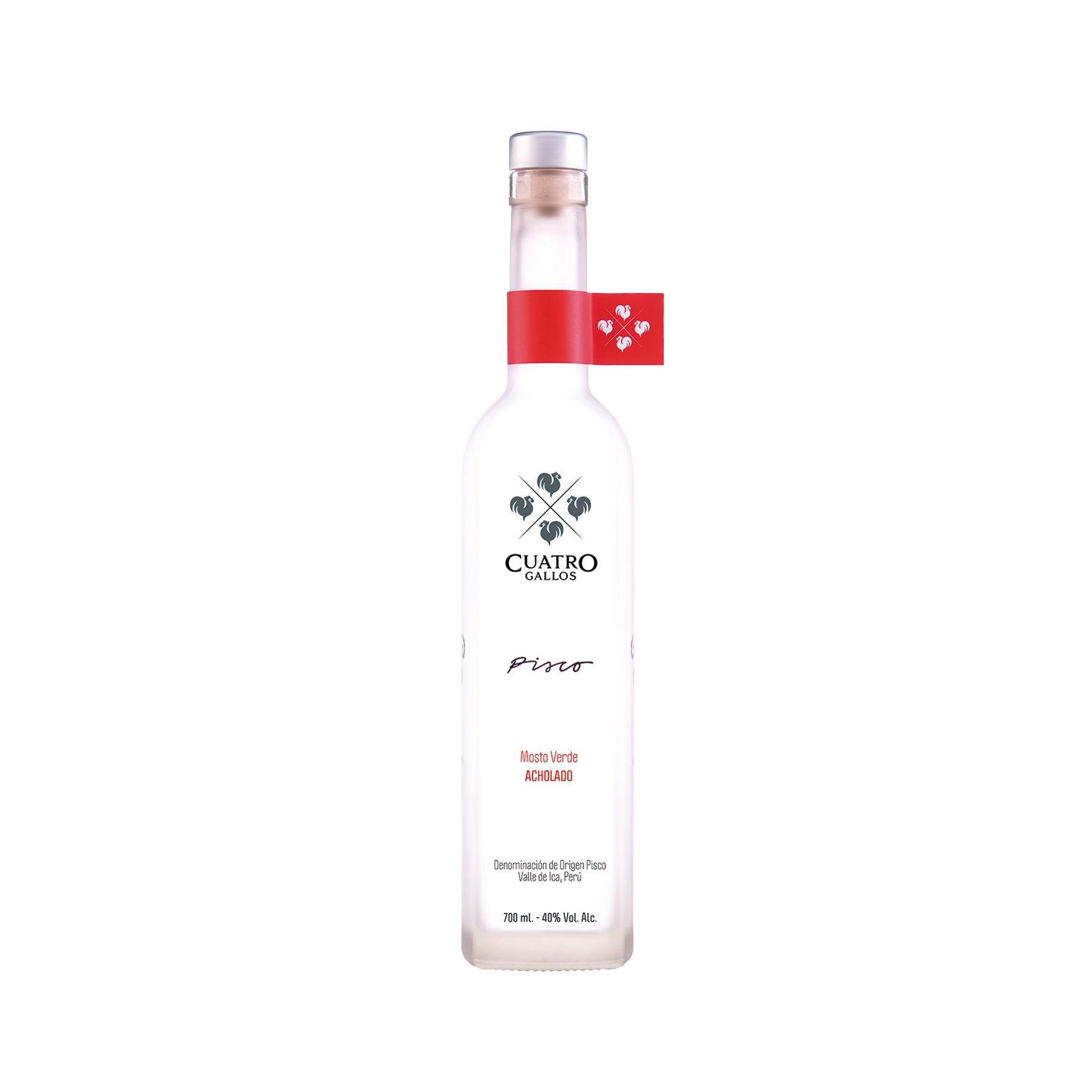 PISCO CUATRO GALLOS M/V ACHOLADO X 700ML