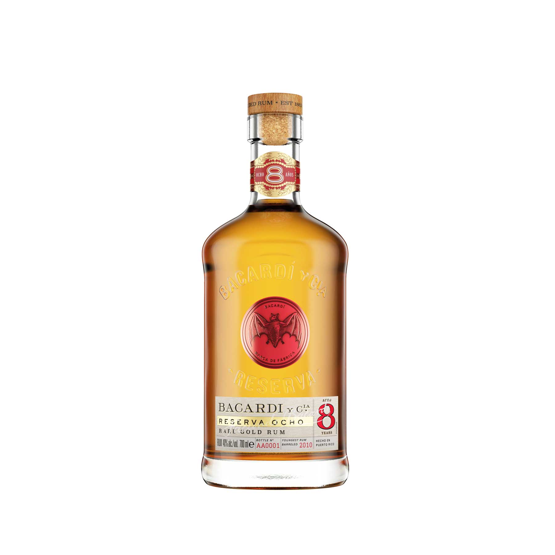RON BACARDI 8 AÑOS X 750ML