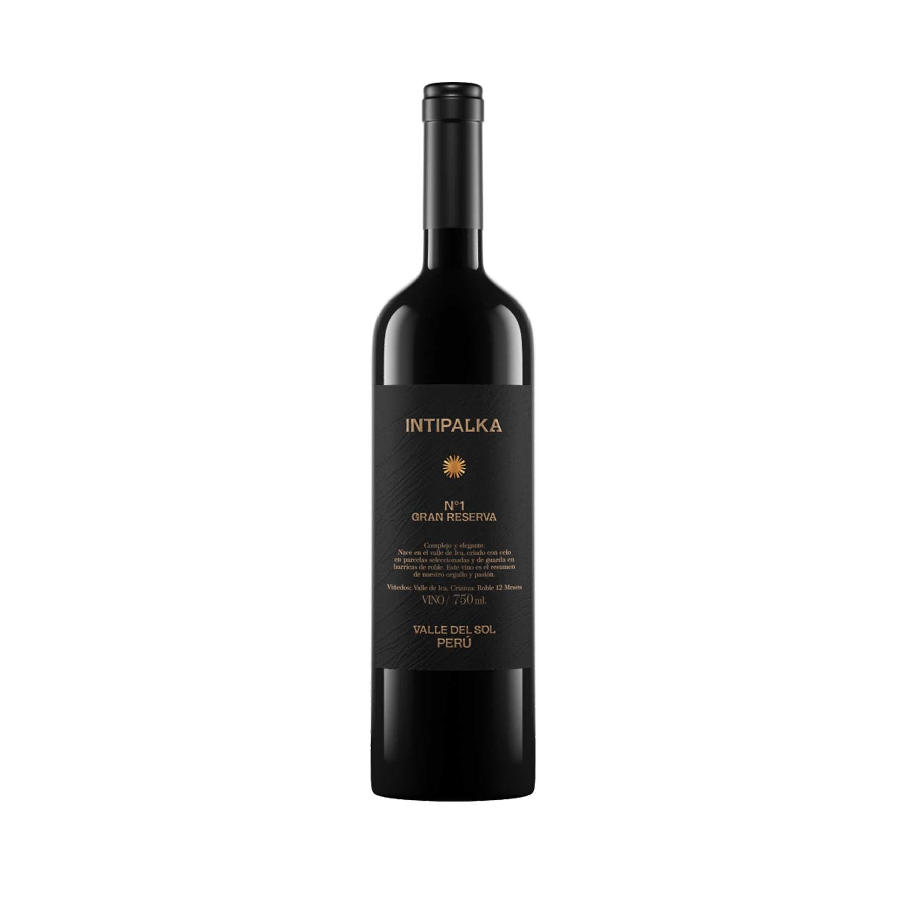 VINO INTIPALKA GRAN RESERVA N° 1 X 750ML