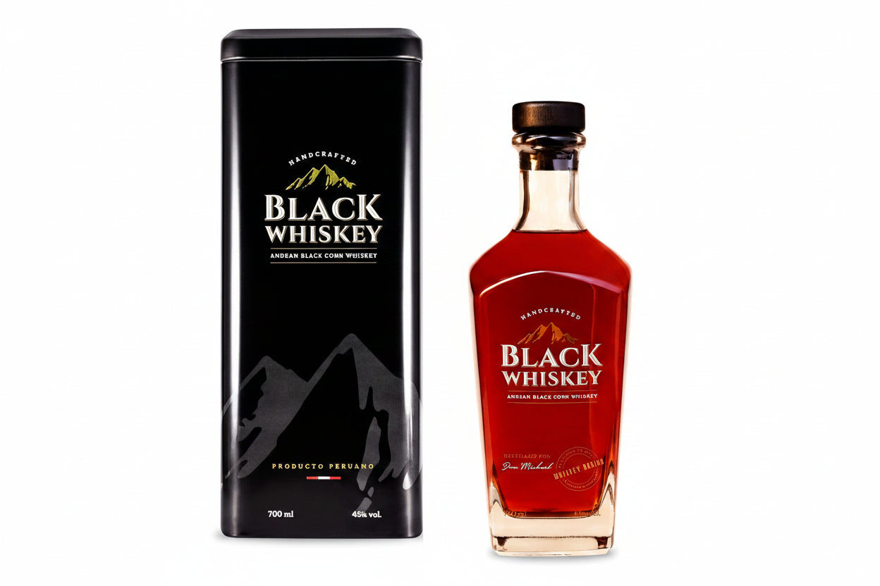 BLACK WHISKEY ANDEAN BLACK CORN X 750ML