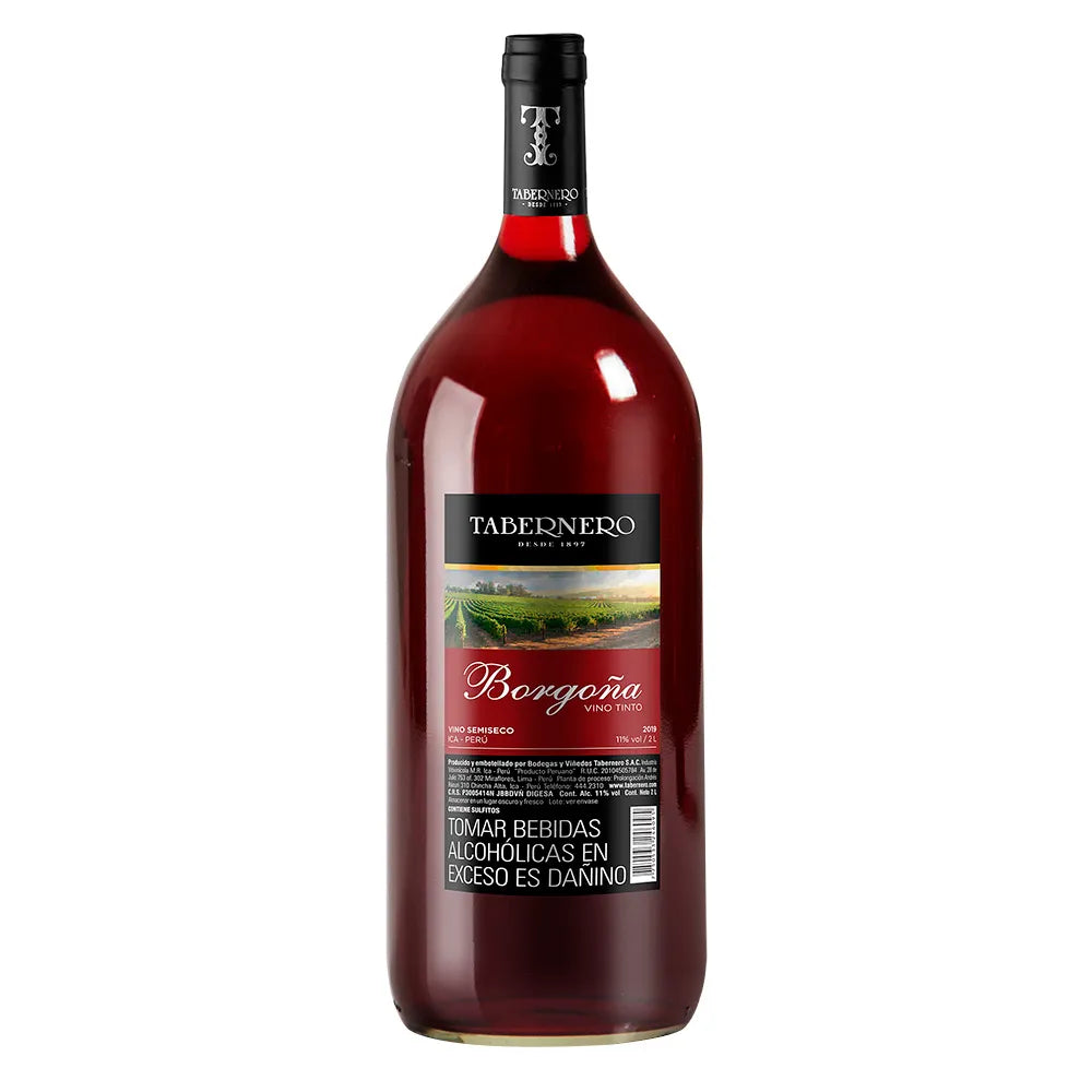 VINO TABERNERO BORGOÑA SEMISECO X 2 LITROS
