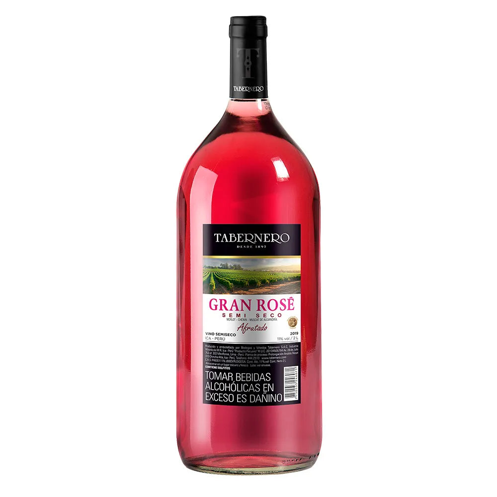 VINO TABERNERO GRAN ROSADO SEMISECO X 2 LITROS