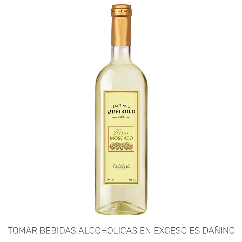 VINO SANTIAGO QUEIROLO MOSCATO X 750ML