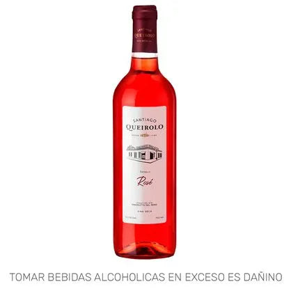 VINO SANTIAGO QUEIROLO SECO ROSADO SHIRAZ X 750ML