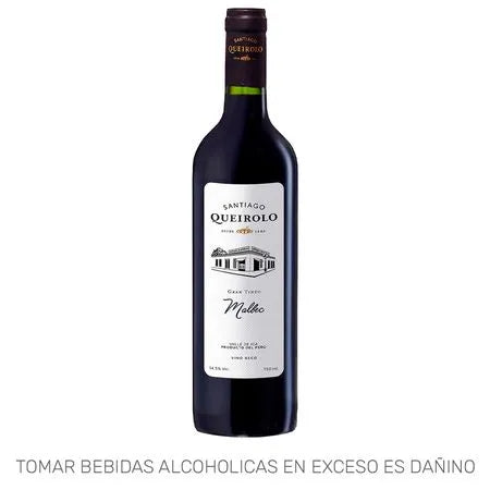 VINO SANTIAGO QUEIROLO MALBEC X 750ML