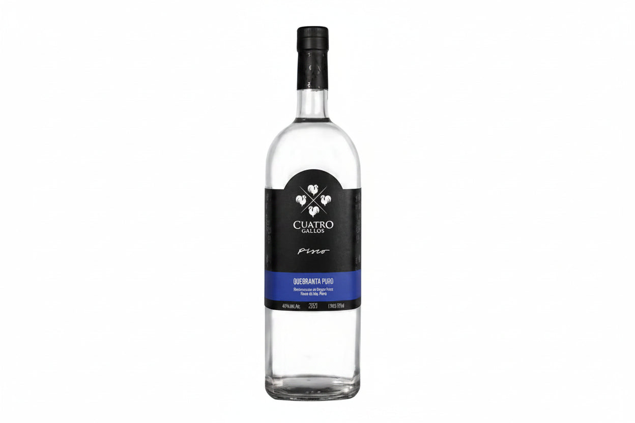 PISCO CUATRO GALLOS QUEBRANTA PURO X 1.75L