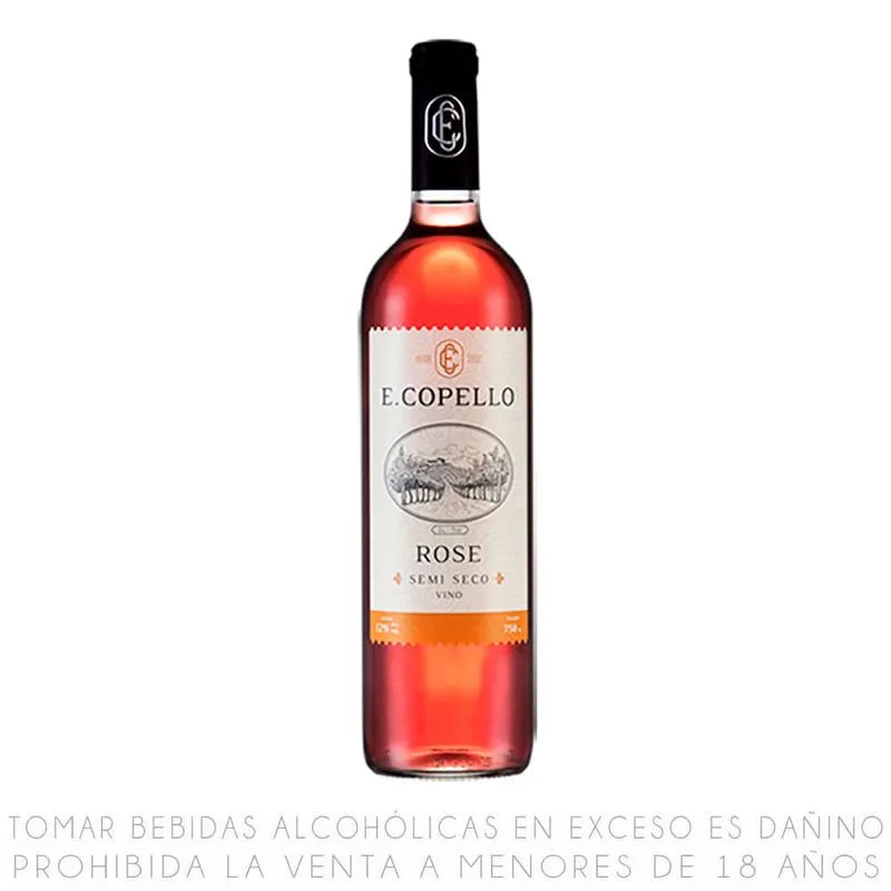 VINO E. COPELLO ROSADO SEMISECO X 750ML