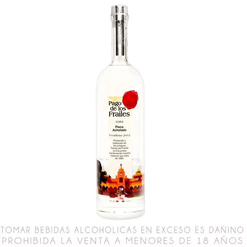 PISCO PAGO DE LOS FRAILES ACHOLADO X 1L