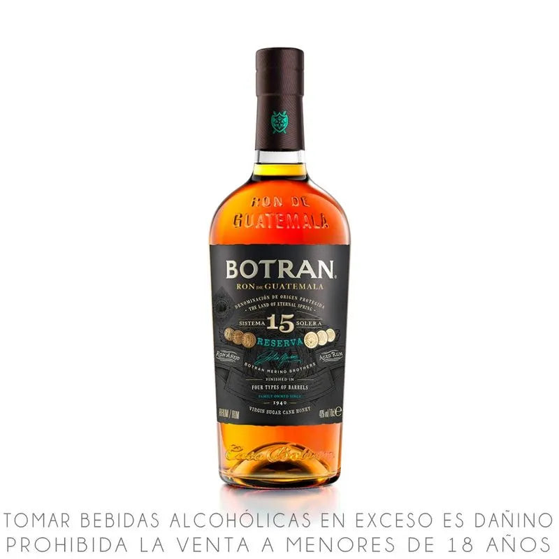 RON BOTRAN 15 AÑOS X 750ML