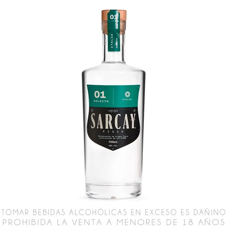 PISCO SARCAY 01 SELECTO ITALIA X 700ML