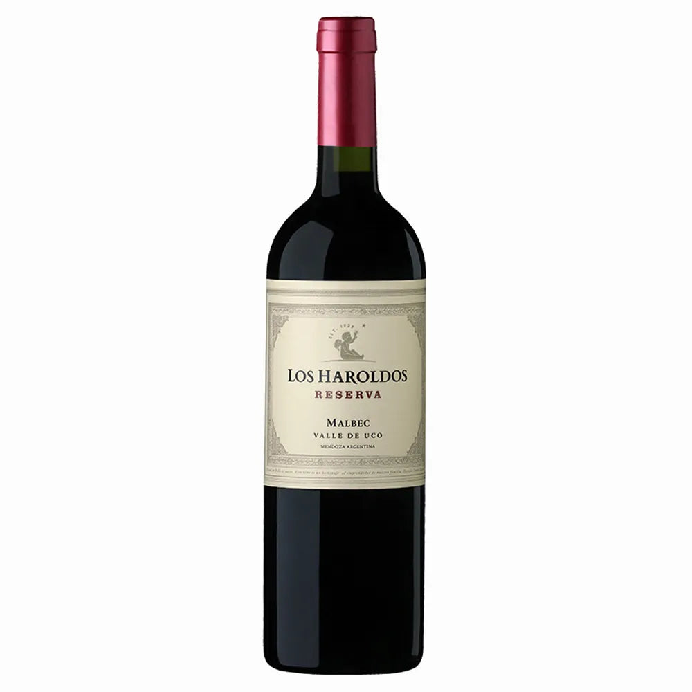 VINO LOS HAROLDOS RESERVA MALBEC X 750ML