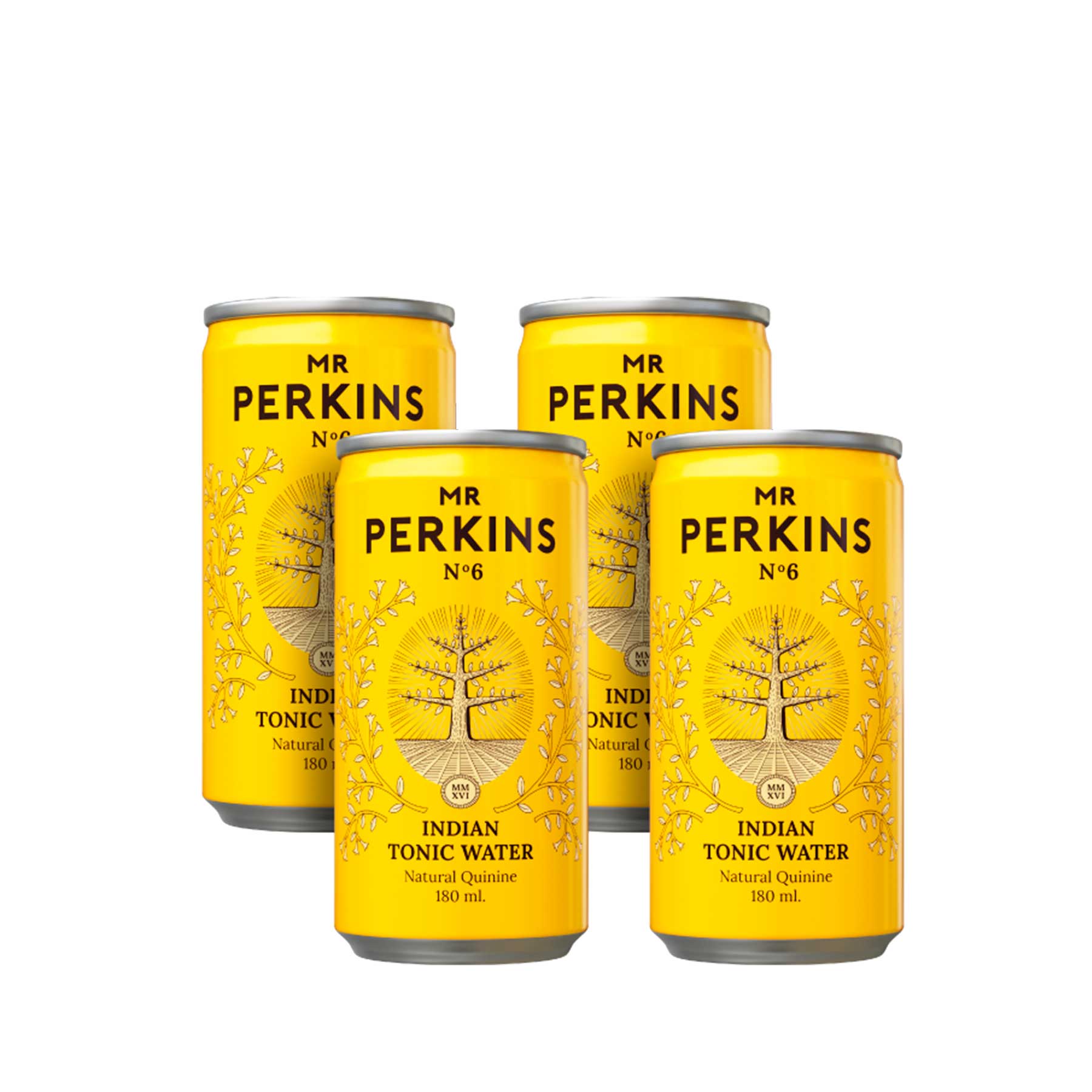 FOUR PACK MR PERKINS INDIAN TONIC LATA X 180ML
