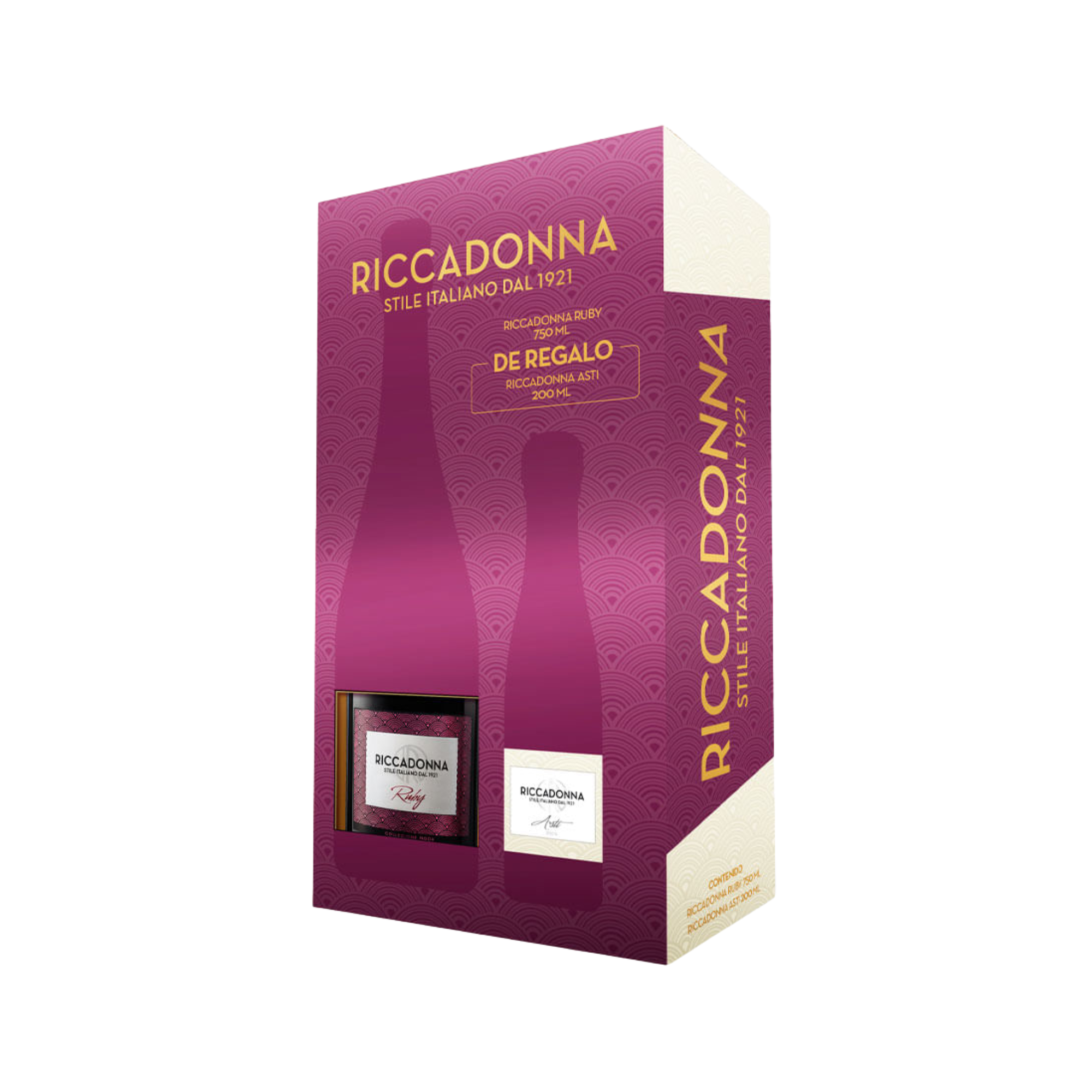 PACK RICCADONNA RUBY 750ML + ASTI 200ML