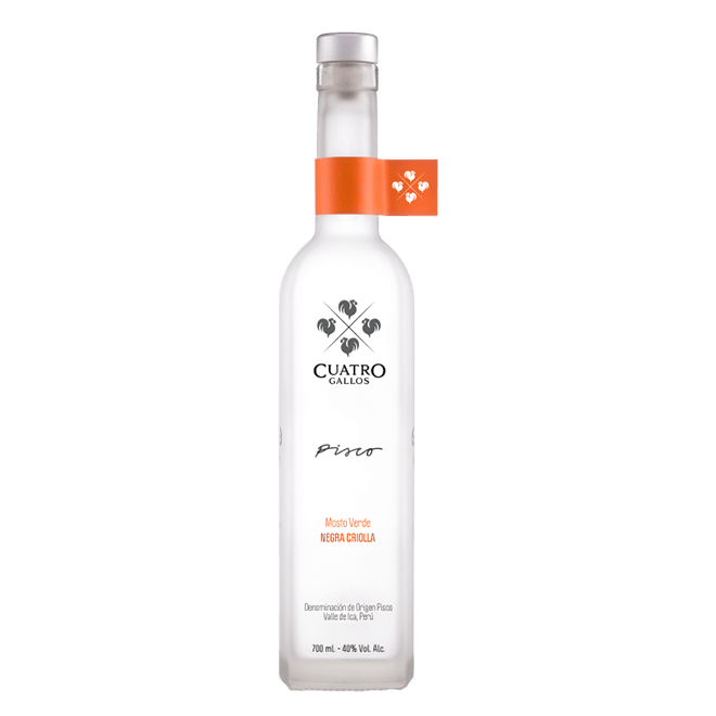 PISCO CUATRO GALLOS M/V NEGRA CRIOLLA X 700ML