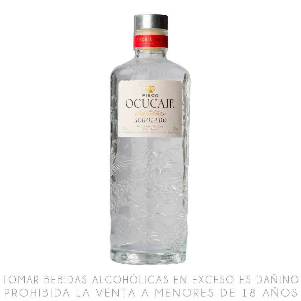 PISCO OCUCAJE 125 AÑOS ACHOLADO X 750ML
