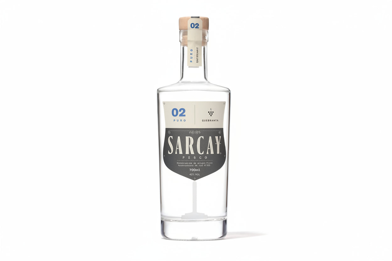 PISCO SARCAY 02 PURO QUEBRANTA X 700ML