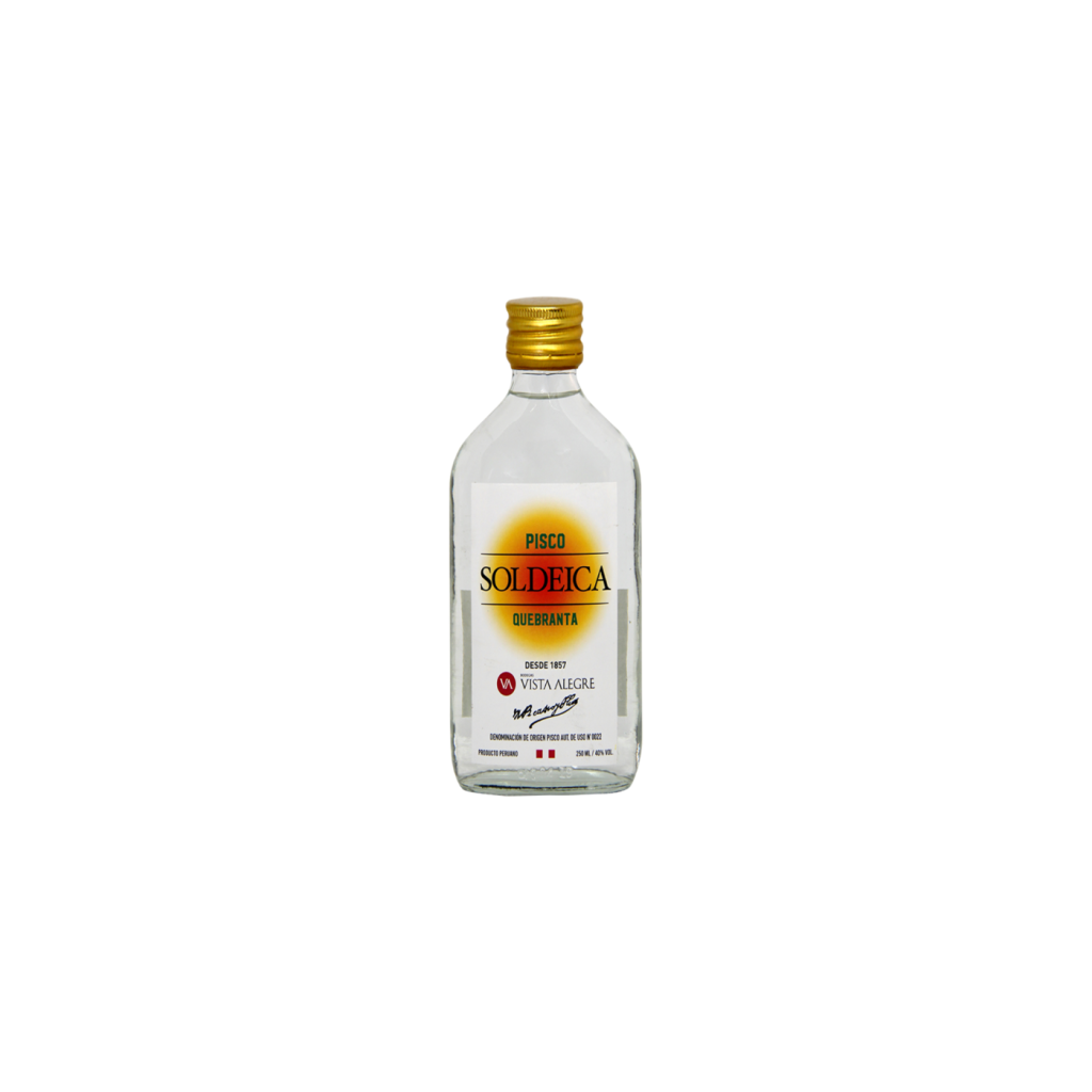 PISCO SOL DE ICA QUEBRANTA X 250ML