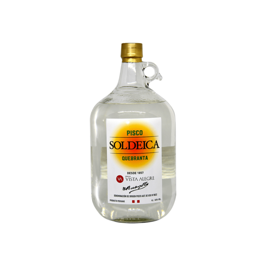 PISCO SOL DE ICA QUEBRANTA X 4L