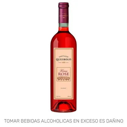 VINO SANTIAGO QUEIROLO ROSE X 750ML
