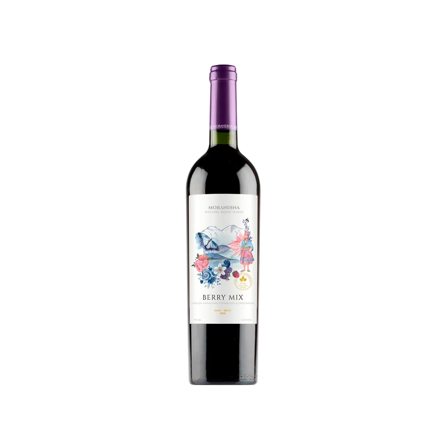 VINO MORANDINA BERRY MIX SEMISECO X 750ML