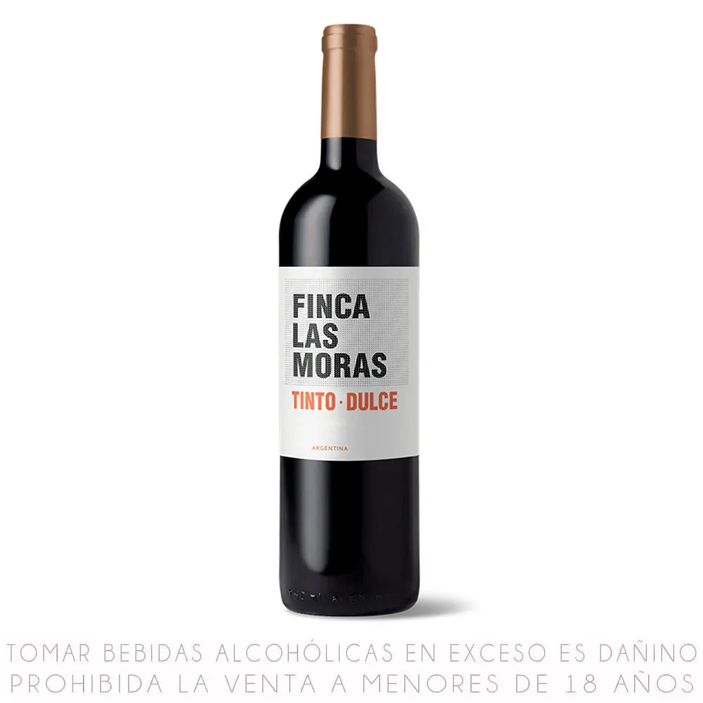 VINO LAS MORAS TINTO DULCE X 750ML