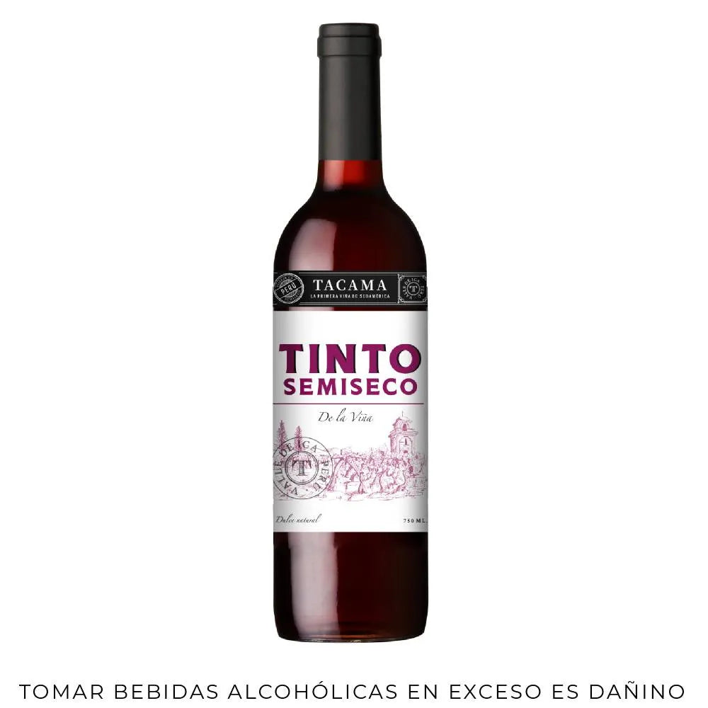 VINO TACAMA TINTO SEMISECO X 750ML