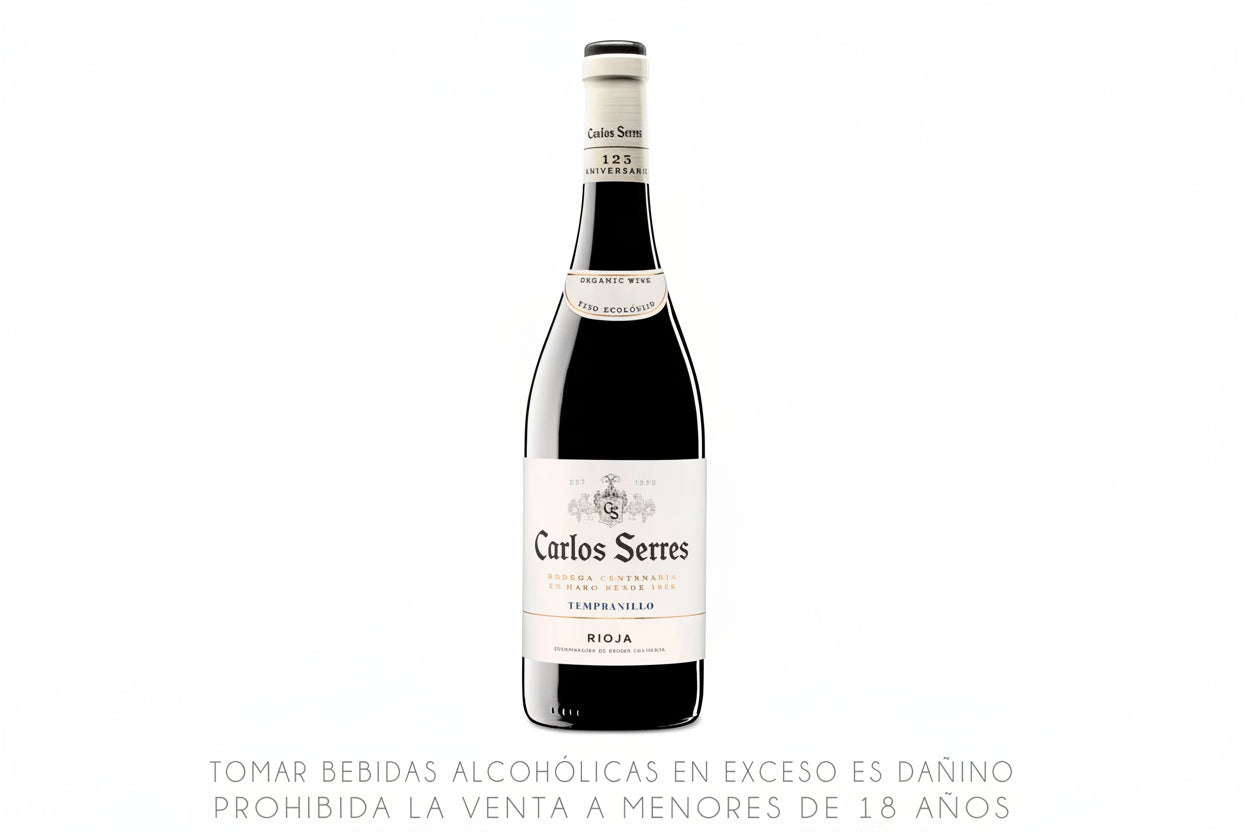 VINO CARLOS SERRES TEMPRANILLO X 750ML
