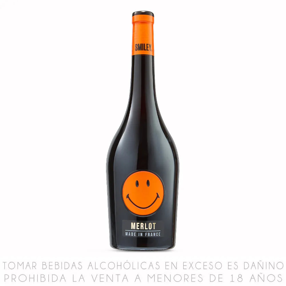 VINO SMILEY MERLOT X 750ML