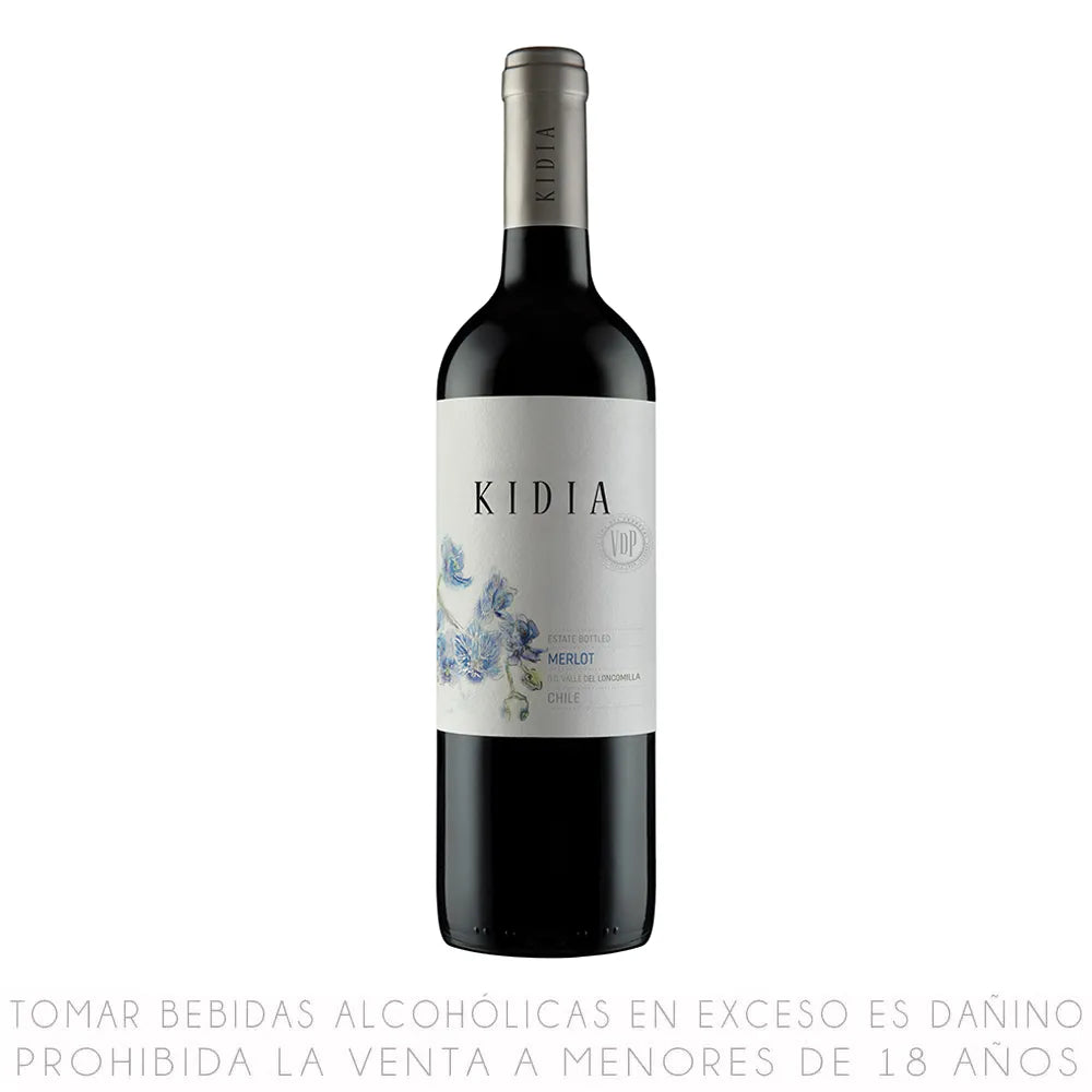 VINO KIDIA ESTATE MERLOT X 750ML
