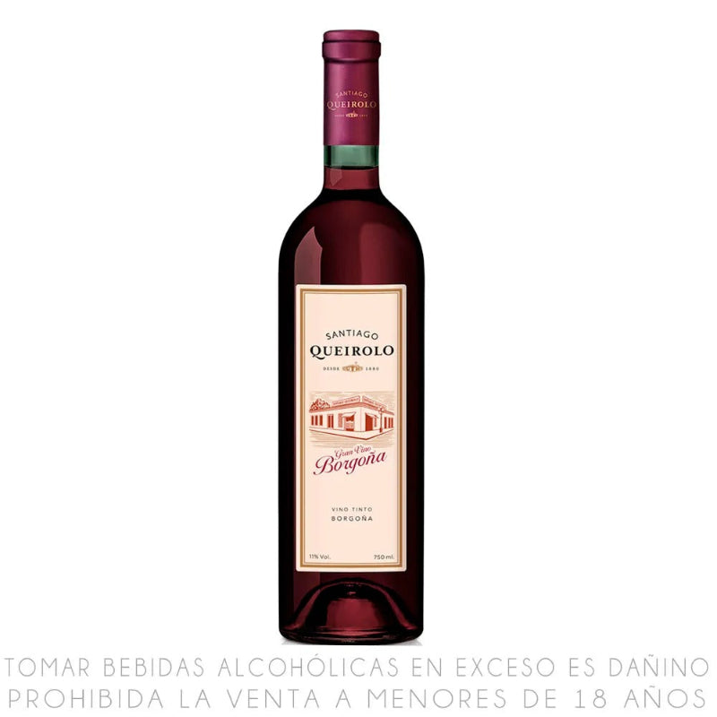 VINO QUEIROLO BORGOÑA X 750ML
