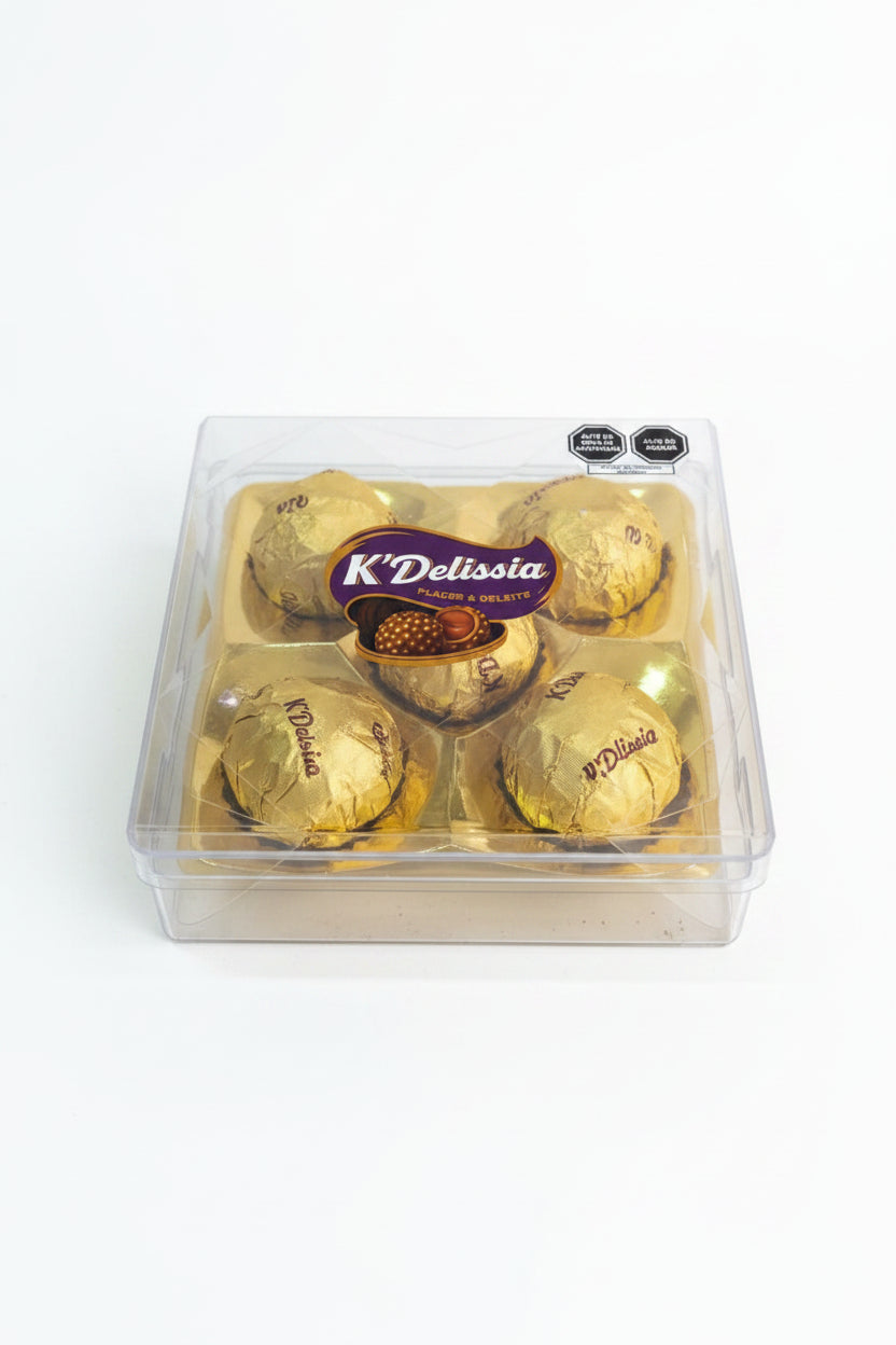 CHOCOLATE K DELISSIA CAJA CUADRADA 5 PZ X 62GR
