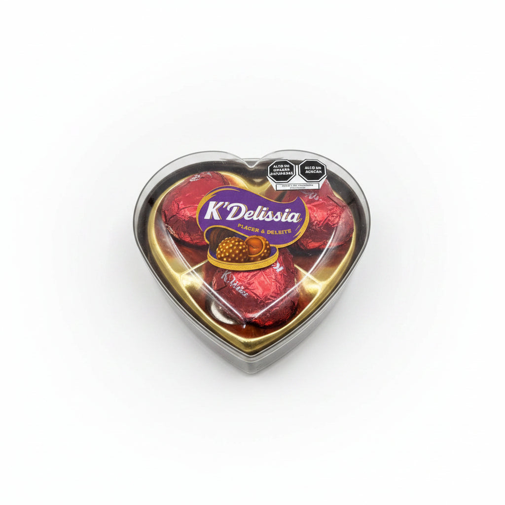 CHOCOLATE K DELISSIA CORAZON ROJO 3 PZ X 36G