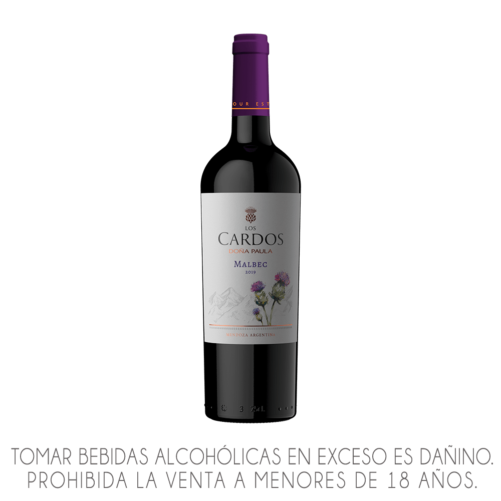 VINO LOS CARDOS DOÑA PAULA MALBEC X 750ML