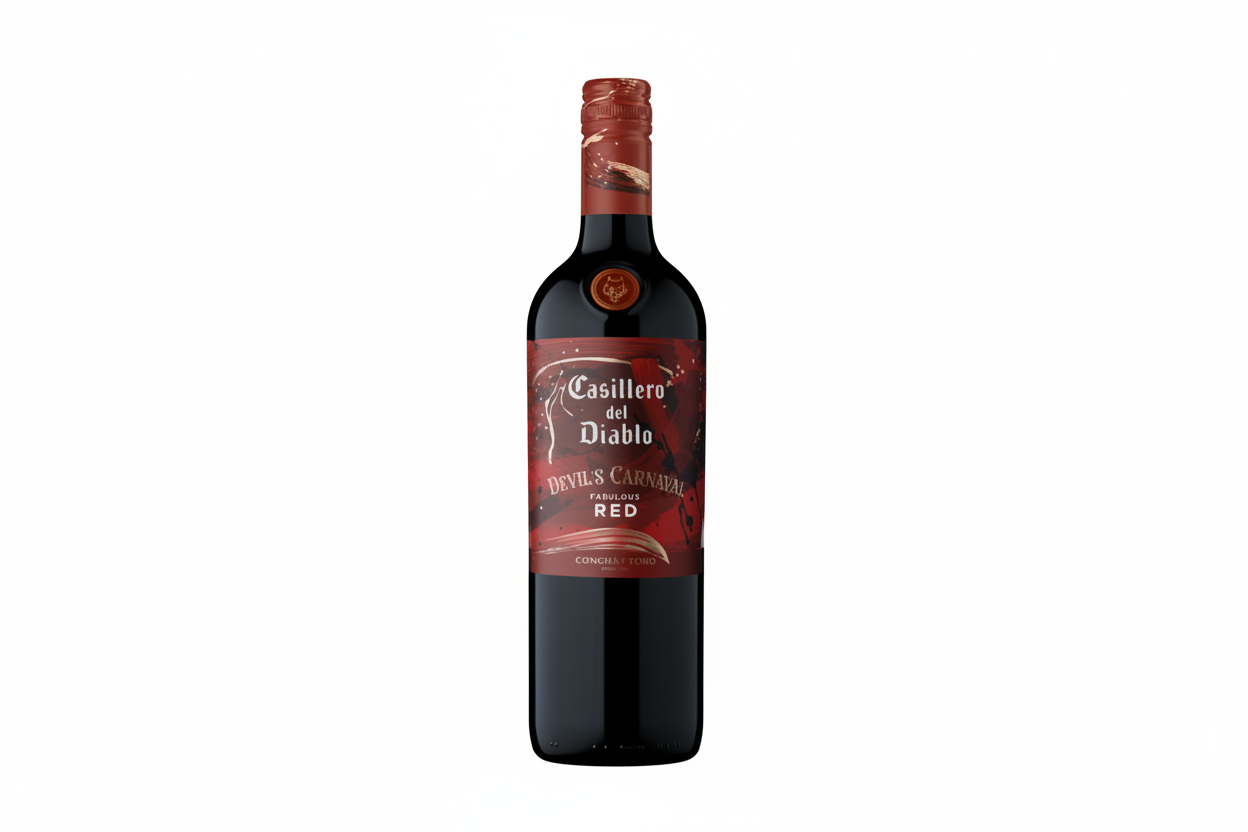 VINO CASILLERO DEL DIABLO DEVILS CARNAVAL FABULOUS RED X 750ML