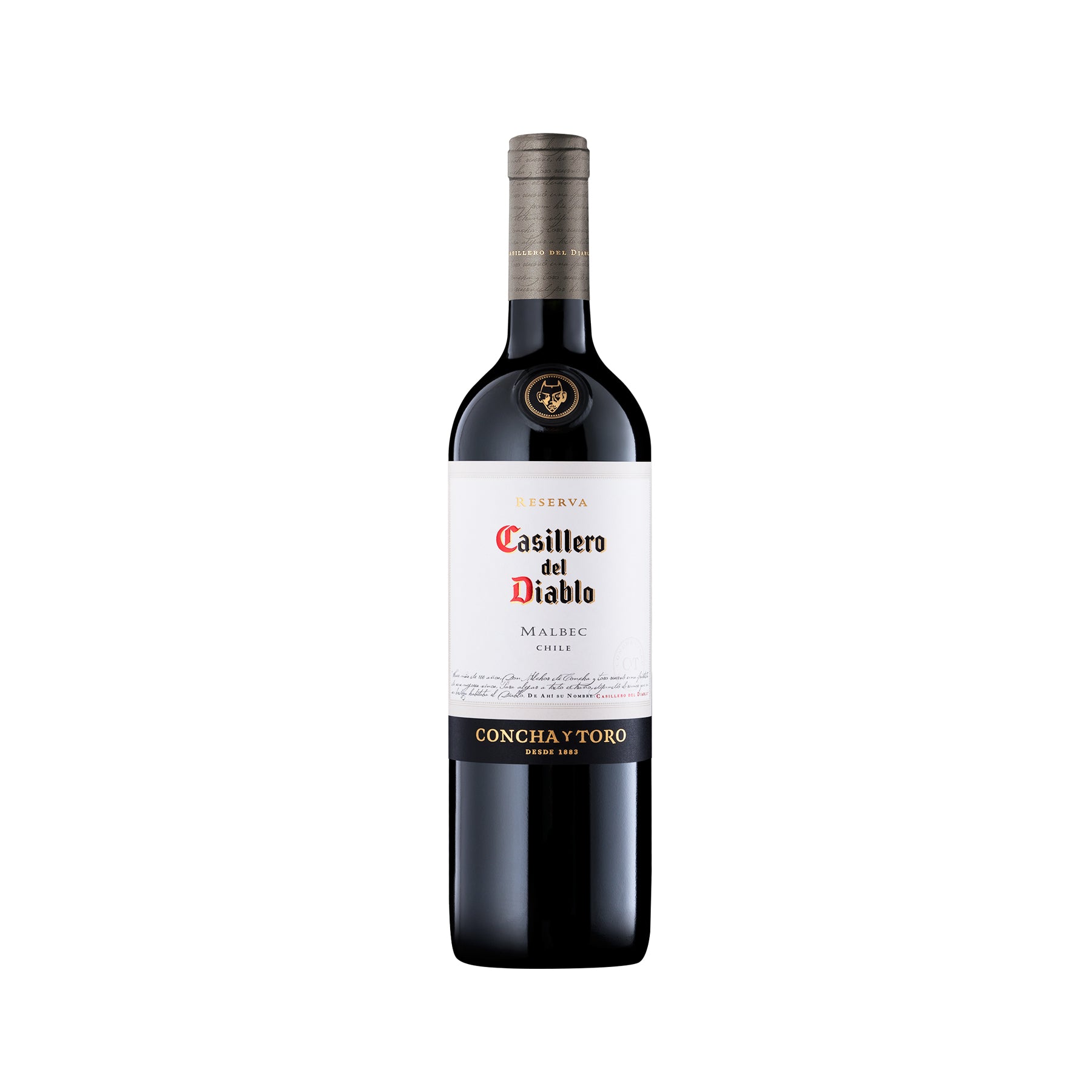 VINO CASILLERO DEL DIABLO RESERVA MALBEC X 750ML