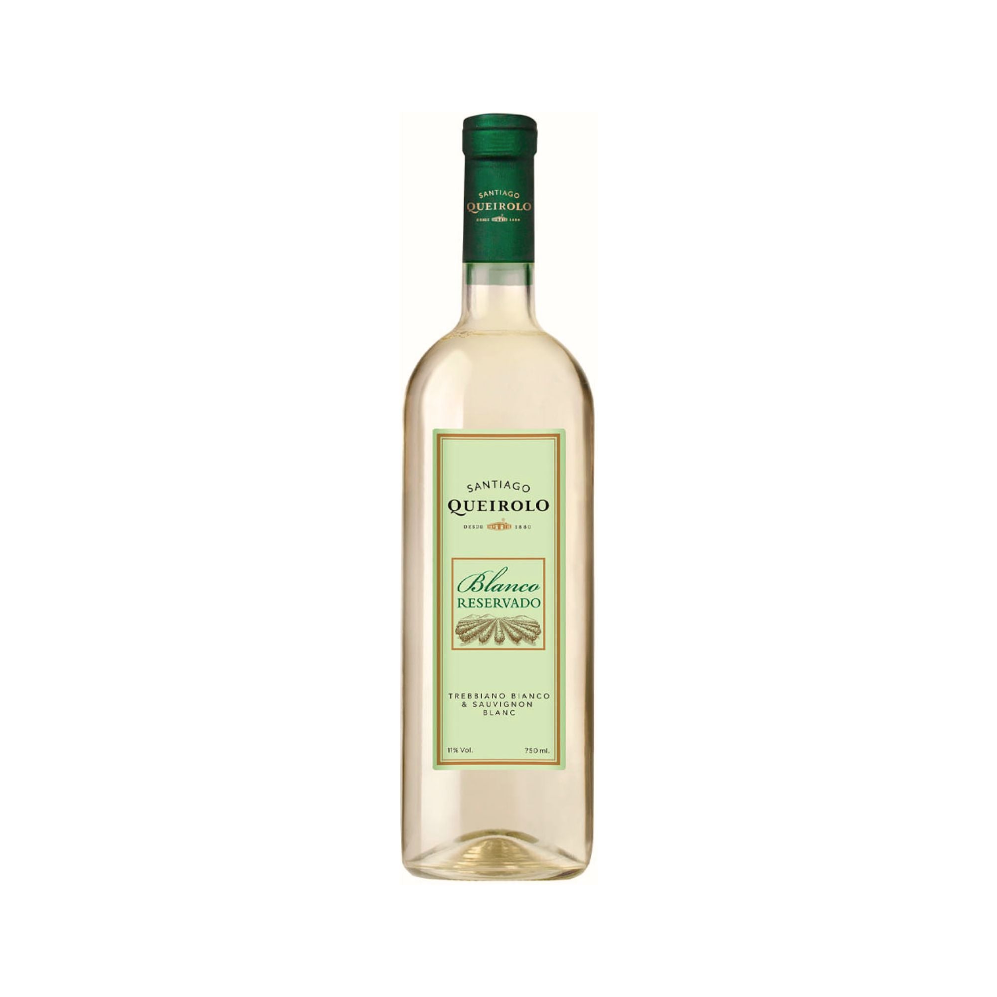 VINO SANTIAGO QUEIROLO BLANCO RESERVADO X 750ML