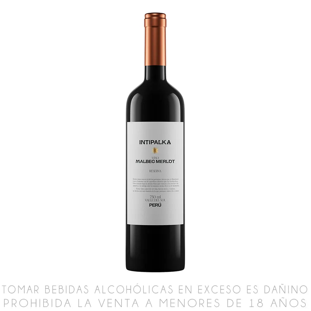 VINO INTIPALKA RESERVA MALBEC / MERLOT X 750ML