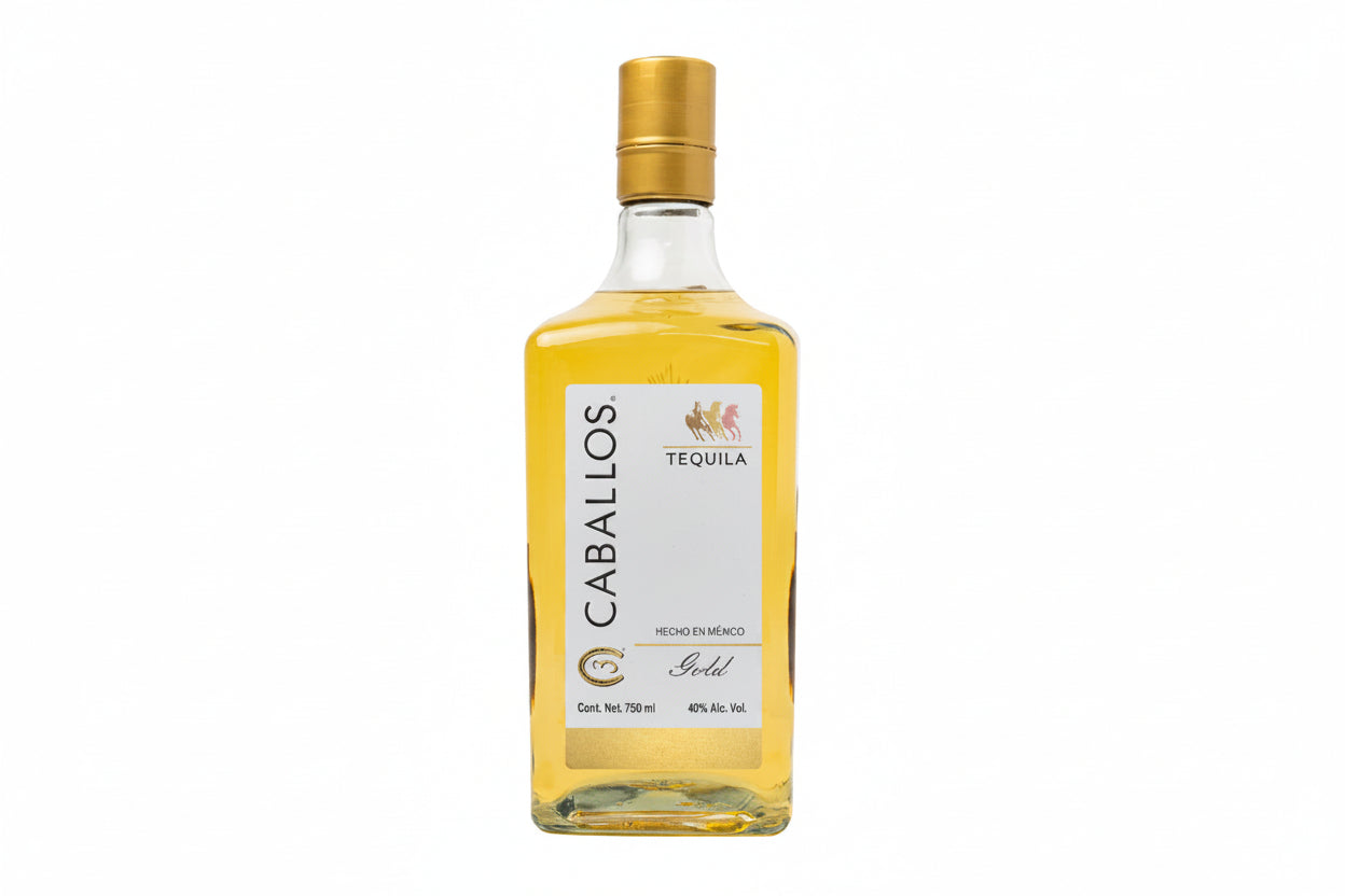 TEQUILA 3 CABALLOS RUBIO X 750ML