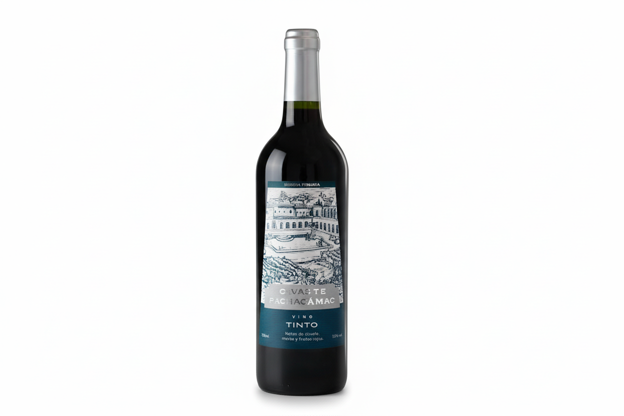 VINO CAVAS DE PACHACAMAC TINTO SEMISECO X 750ML