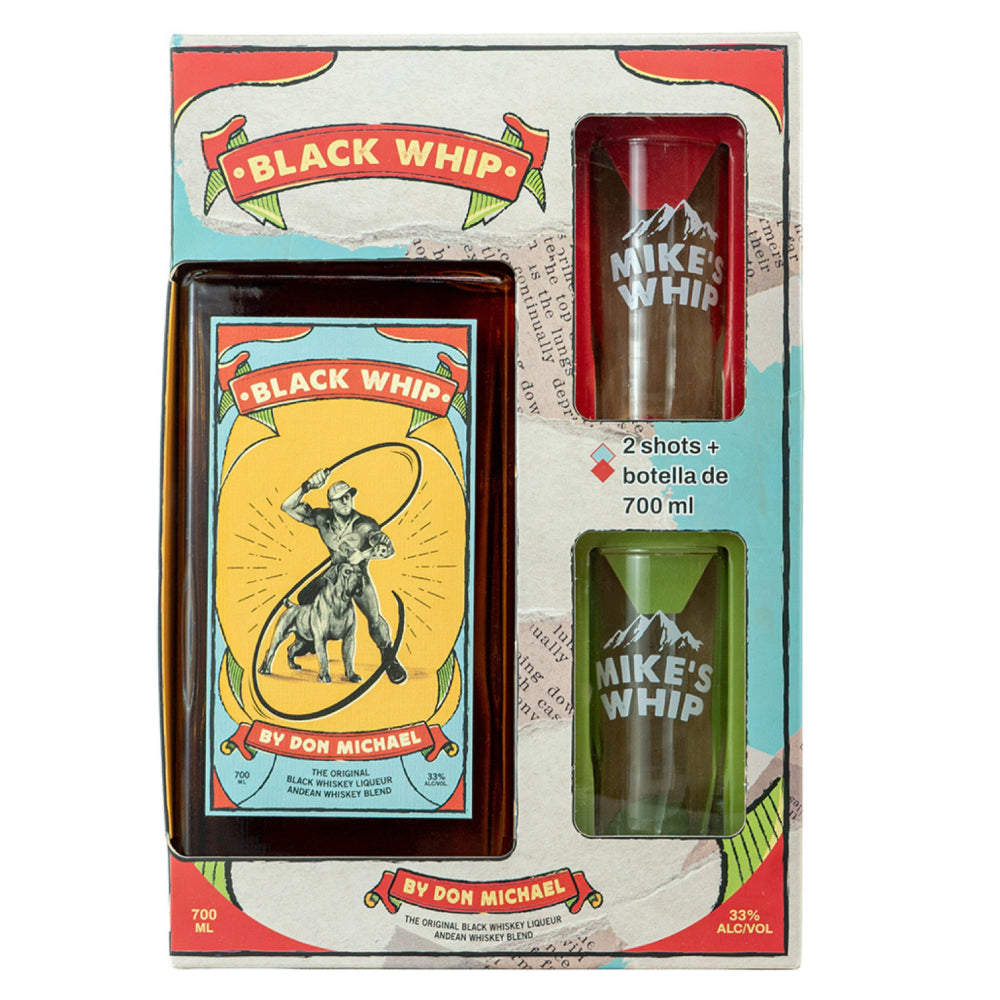 BLACK WHIP X 750ML + 2 SHOT