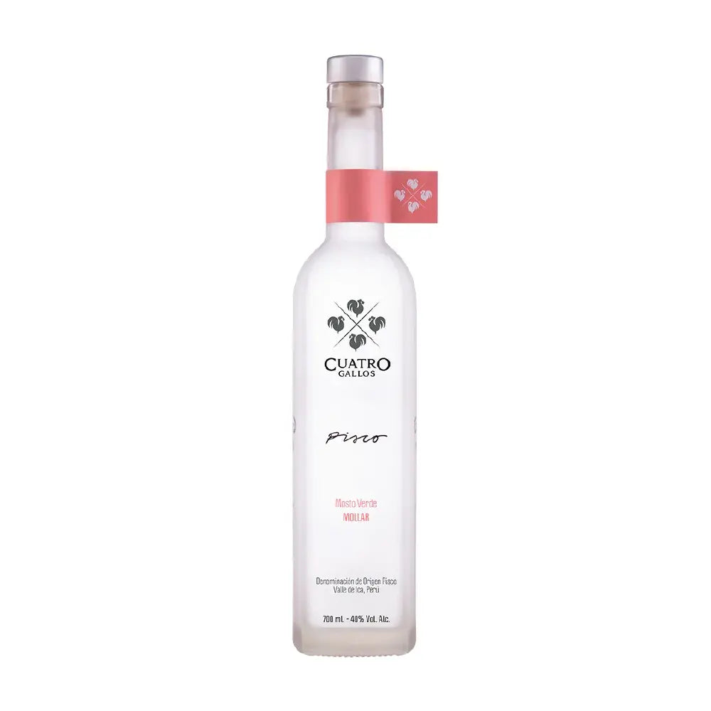 PISCO CUATRO GALLOS M/V MOLLAR X 700ML