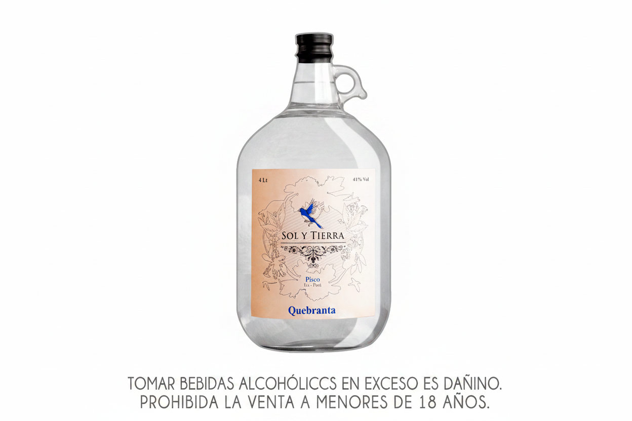 PISCO SOL Y TIERRA QUEBRANTA 4L
