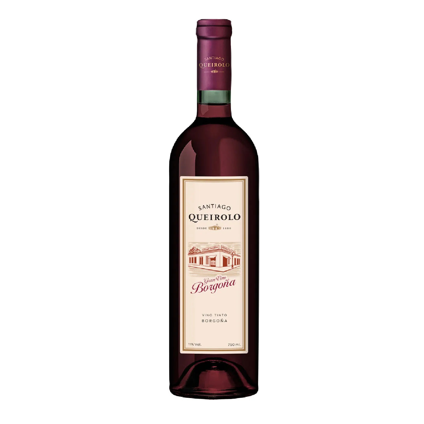 VINO SANTIAGO QUEIROLO BORGOÑA X 750ML