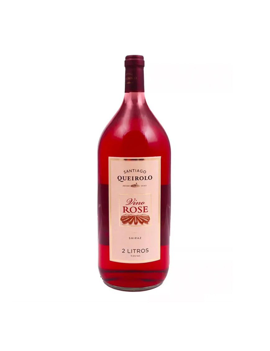 VINO SANTIAGO QUEIROLO ROSADO VIDRIO X 2 LITROS