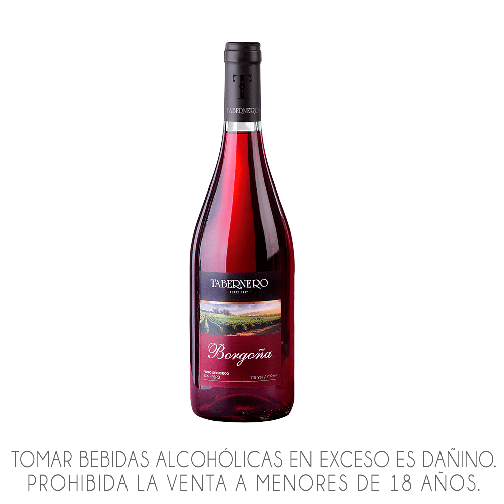 VINO TABERNERO BORGOÑA TINTO SEMISECO X 750ML