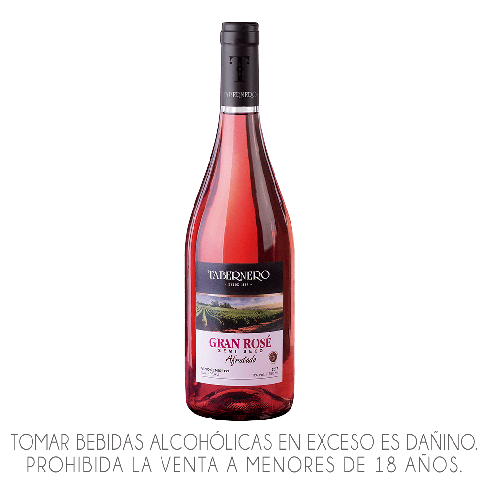 VINO TABERNERO GRAN ROSADO SEMISECO X 750ML