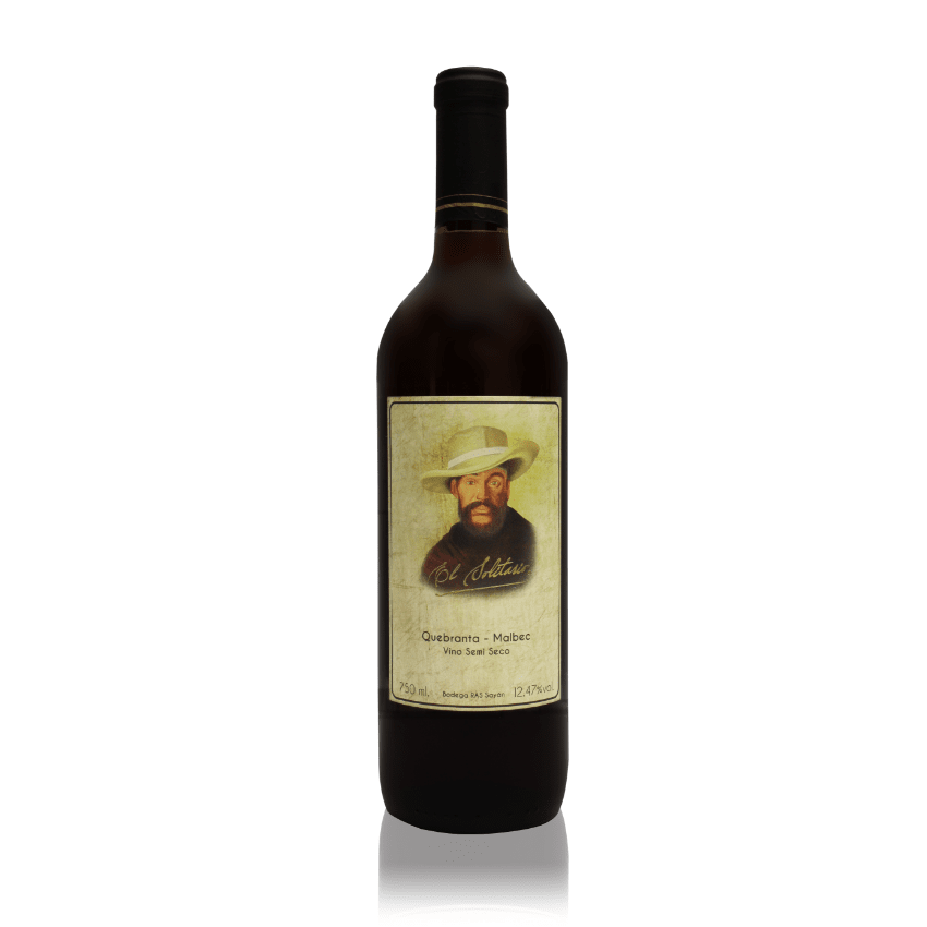 VINO JOVEN EL SOLITARIO QUEBRANTA - MALBEC SEMISECO X 750ML